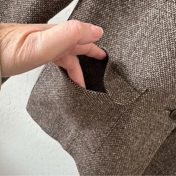 Pendleton Wool Tweed Blazer Coat Jacket Size 14 - Picture 8 of 11